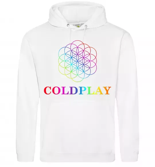 Жіноча толстовка (худі) Coldplay logo Білий фото