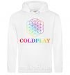Женская толстовка (худи) Coldplay logo Белый фото