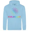 Жіноча толстовка (худі) Coldplay logo Блакитний фото