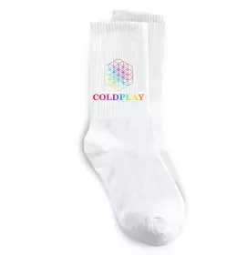 Носки Coldplay logo Белый фото