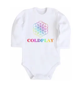 Дитячий бодік Coldplay logo Білий фото