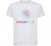 Дитяча футболка Coldplay logo Білий фото