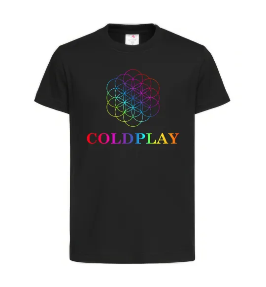Детская футболка Coldplay logo Черный фото