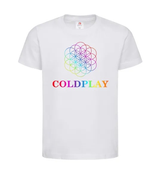 Детская футболка Coldplay logo Белый фото