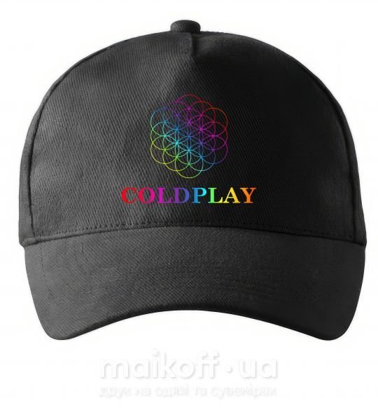 Кепка Coldplay logo Чорний фото