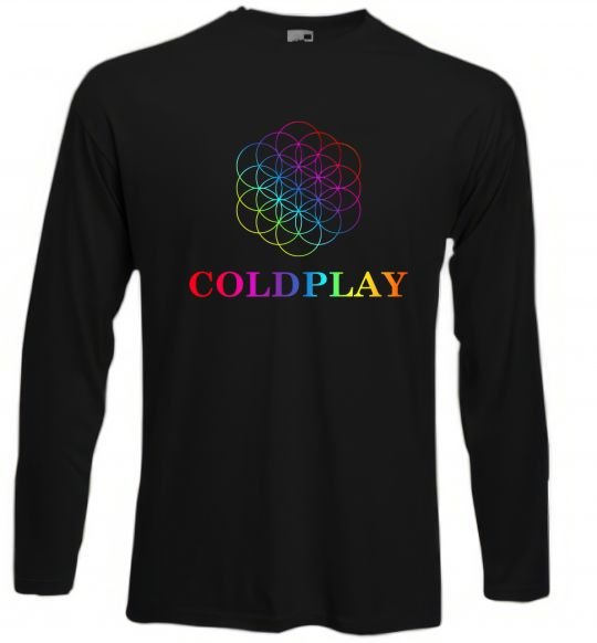 Лонгслів Coldplay logo Чорний фото