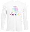 Лонгслів Coldplay logo Білий фото