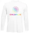 Лонгслив Coldplay logo Белый фото
