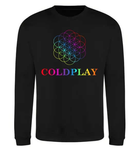 Світшот Coldplay logo Чорний фото