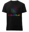 Мужская премиум футболка Coldplay logo Черный фото