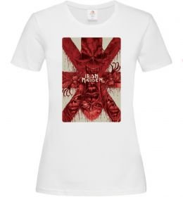 Женская футболка Iron maiden print Женская футболка Iron maiden print