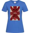 Жіноча футболка Iron maiden print Яскраво-синій Жіноча футболка Iron maiden print Яскраво-синій фото