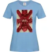 Жіноча футболка Iron maiden print Блакитний Жіноча футболка Iron maiden print Блакитний фото
