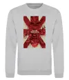 Свитшот Iron maiden print Серый меланж фото