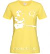 Женская футболка Цой Кино Лимонный фото