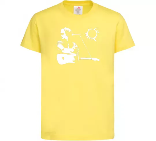 Дитяча футболка Цой Кіно Лимонний фото