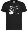Чоловіча футболка Цой Кіно Чорний фото