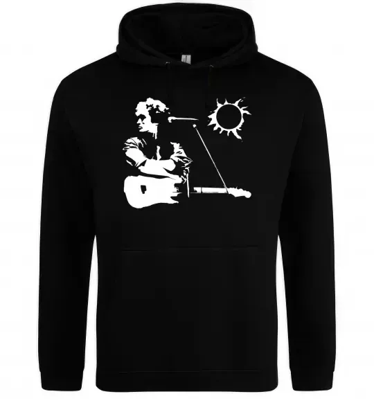 Чоловіча толстовка (худі) Цой Кіно Чорний фото