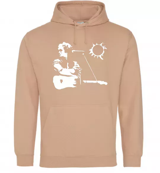 Чоловіча толстовка (худі) Цой Кіно Пісочний фото