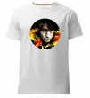 Мужская премиум футболка Віктор Цой Белый фото
