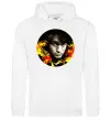 Мужская толстовка (худи) Віктор Цой Белый Мужская толстовка (худи) Віктор Цой Белый фото