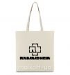 Еко-сумка Rammstein logo Бежевий фото