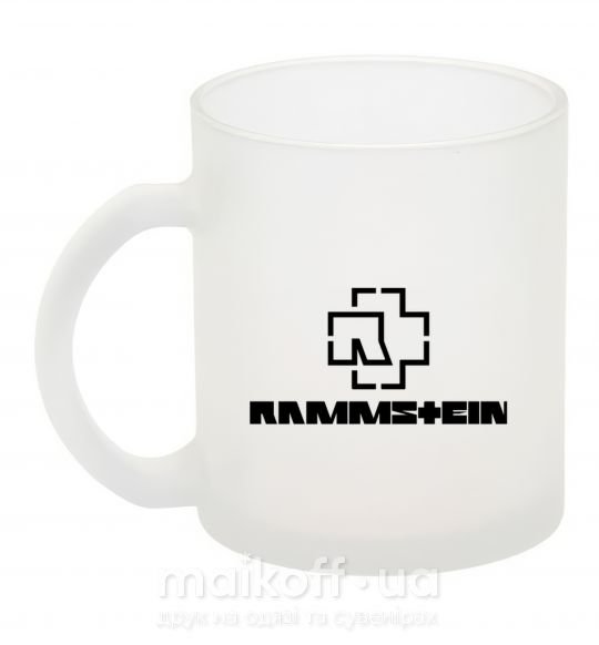 Чашка стеклянная Rammstein logo Фроузен фото