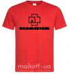 Мужская футболка Rammstein logo Красный фото