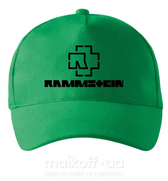 Кепка Rammstein logo Зеленый фото