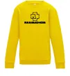 Дитячий світшот Rammstein logo Сонячно жовтий фото