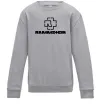 Дитячий світшот Rammstein logo Сірий меланж фото