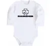Дитячий бодік Rammstein logo Білий фото