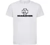Дитяча футболка Rammstein logo Білий фото