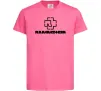 Дитяча футболка Rammstein logo Яскраво-рожевий фото