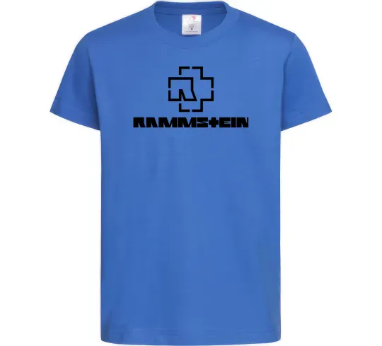 Дитяча футболка Rammstein logo Яскраво-синій фото