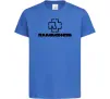 Дитяча футболка Rammstein logo Яскраво-синій фото