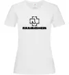 Жіноча футболка Rammstein logo Білий Жіноча футболка Rammstein logo Білий фото