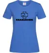 Жіноча футболка Rammstein logo Яскраво-синій Жіноча футболка Rammstein logo Яскраво-синій фото