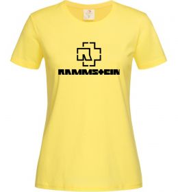 Женская футболка Rammstein logo Женская футболка Rammstein logo