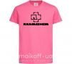 Дитяча футболка Rammstein logo Яскраво-рожевий фото