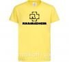 Детская футболка Rammstein logo Лимонный фото