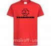 Детская футболка Rammstein logo Красный фото