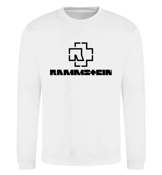 Світшот Rammstein logo Білий фото