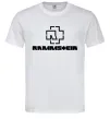Чоловіча футболка Rammstein logo Білий фото