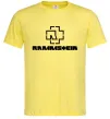 Чоловіча футболка Rammstein logo Лимонний фото