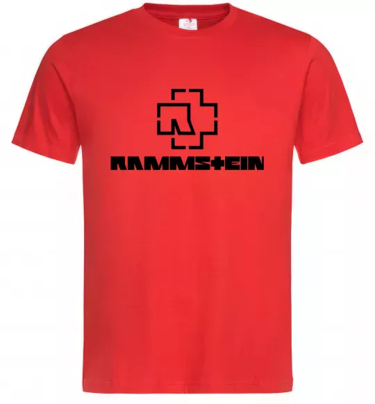 Чоловіча футболка Rammstein logo Червоний фото