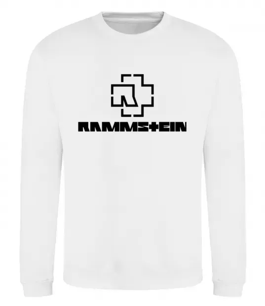 Свитшот Rammstein logo Белый фото