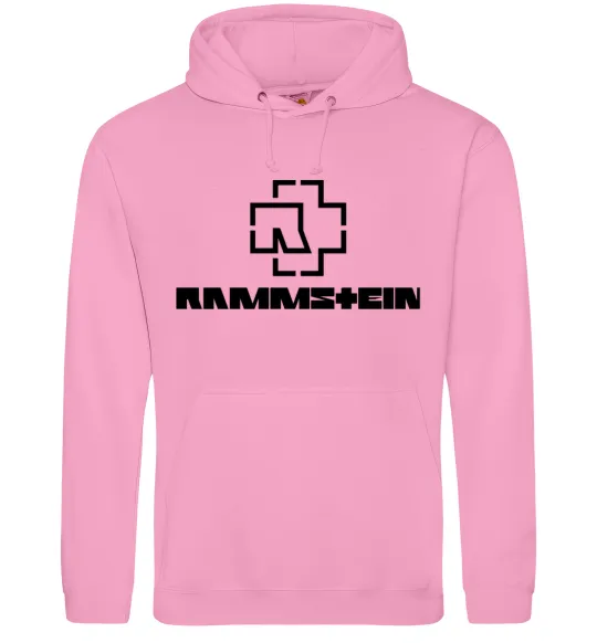 Женская толстовка (худи) Rammstein logo Розовый фото