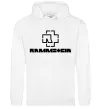 Жіноча толстовка (худі) Rammstein logo Білий фото