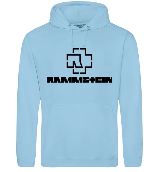 Женская толстовка (худи) Rammstein logo Голубой фото